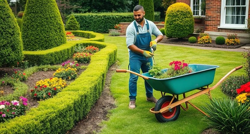 Professional garden maintenance
